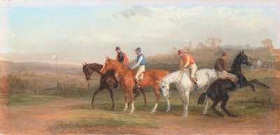 Steeplechasing: At the Start by William J. Shayer
