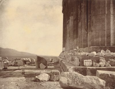 Eastern Facade of the Parthenon by William J. Stillman