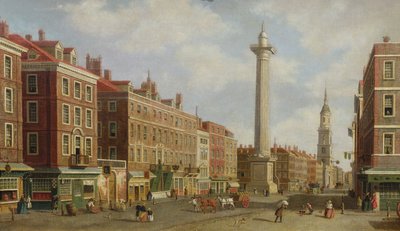 View of the Monument, c.1770 by William James