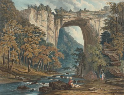 View of the Natural Bridge by William James Bennett