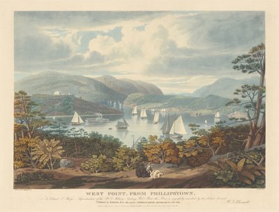 West Point, from Phillipstown by William James Bennett