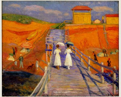 Cape Cod Pier, 1908 by William James Glackens
