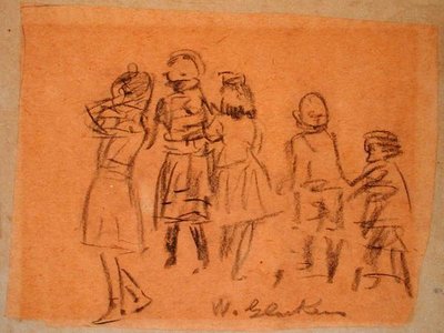 Five Children by William James Glackens