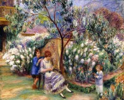 In the Garden by William James Glackens