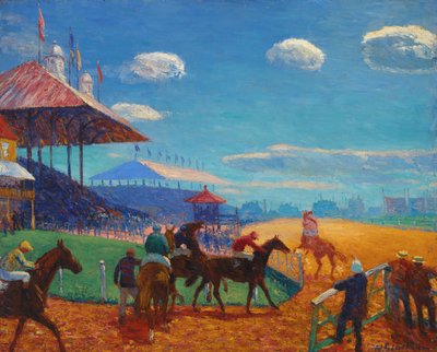 Race Track by William James Glackens