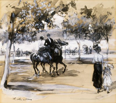Riverside Drive by William James Glackens