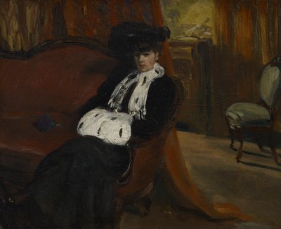 The Ermine Muff by William James Glackens