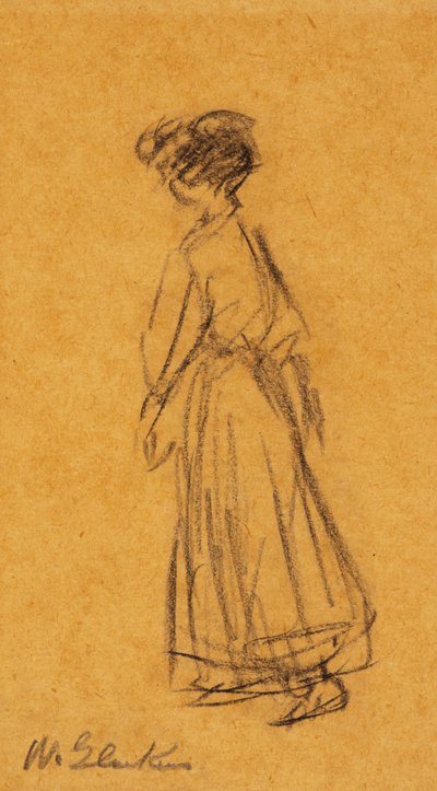 Woman Walking by William James Glackens