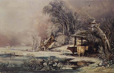 A Lowering Day in Winter by William James Muller