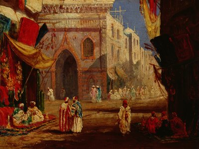 A Street in Cairo by William James Muller
