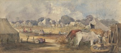 An Eastern Encampment by William James Muller