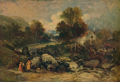 Dol-y-Garrog Mill near Llanrwst, Caernarvonshire by William James Muller