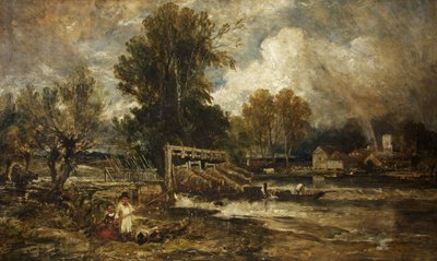 Eel Bucks at Goring by William James Muller
