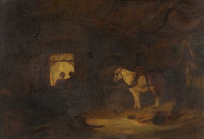 Stable Interior by William James Muller