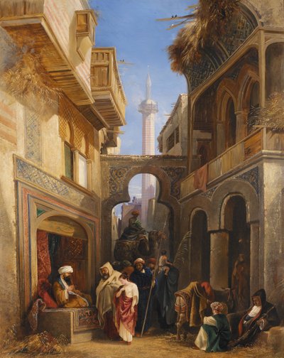 Street Scene in Cairo by William James Muller