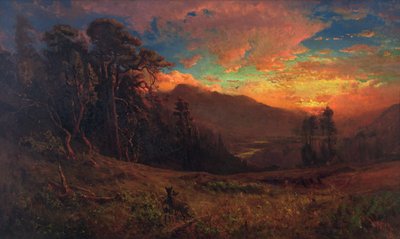 An Autumnal Sunset on the Russian River by William Keith