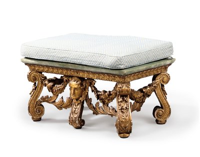 George II Stool, c.1740 by William Kent