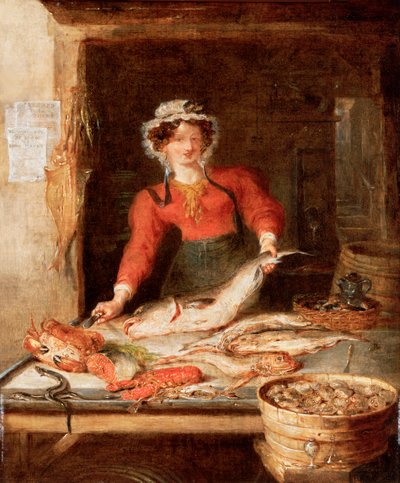 The Fish Stall by William Kidd