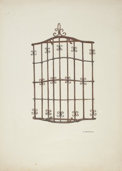 Iron Grille by William Kieckhofel