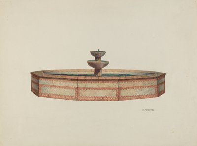Mission Fountain by William Kieckhofel