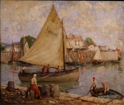 Off to the Fishing Ground, Honfleur by William Lee Hankey