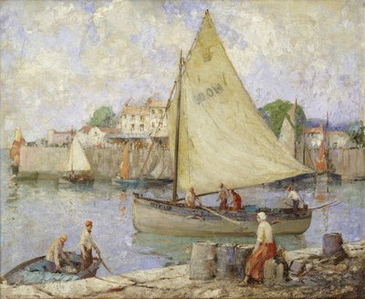 Off to the Fishing Ground, Honfleur by William Lee Hankey