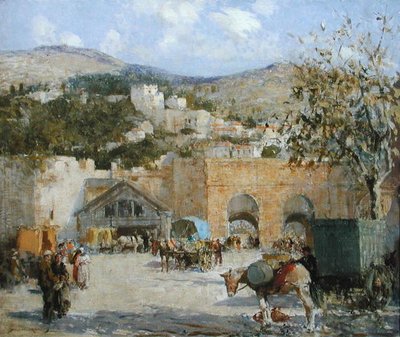 Watercarriers at Gibraltar by William Lee Hankey