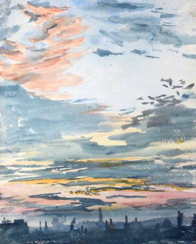 Evening over the City by William Lionel Wyllie
