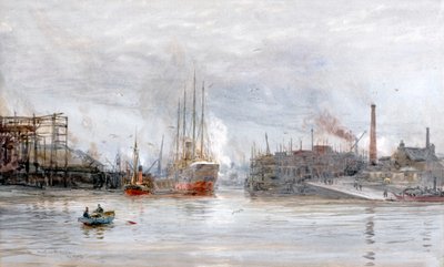 Mouth of the Kelvin by William Lionel Wyllie