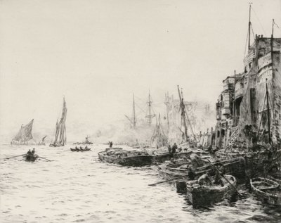 Old Limehouse by William Lionel Wyllie