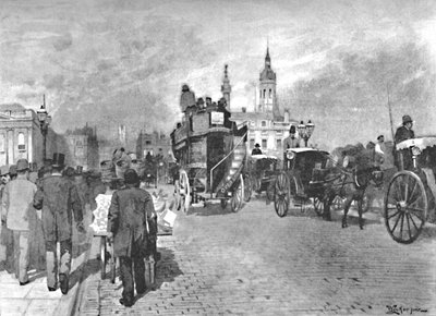 London Bridge - Going Across by William Luker