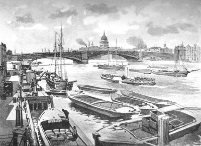 Southwark Bridge by William Luker