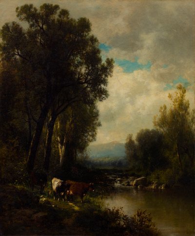 Cattle on the River by William M. Hart