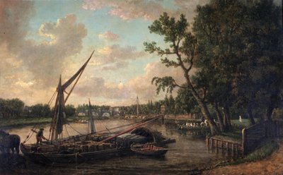 Richmond from the Surrey Bank, c.1800 by William Marlow