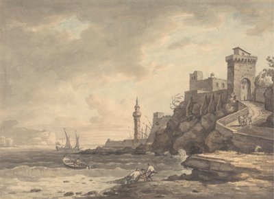 View of Leghorn by William Marlow