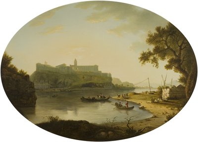 View of Villeneuve-les-Avignon by William Marlow