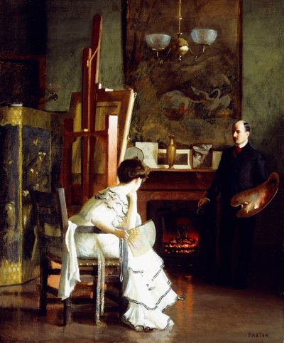 In the Studio by William McGregor Paxton