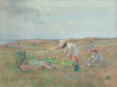 Gathering Flowers by William Merritt Chase