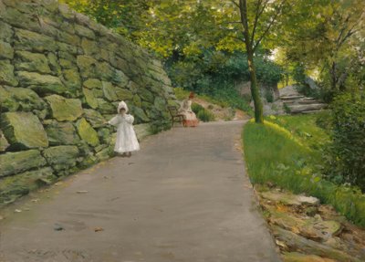 In the Park by William Merritt Chase