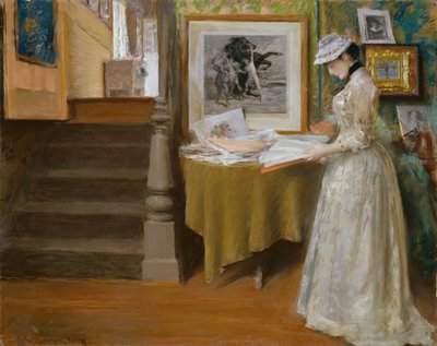 In the Studio by William Merritt Chase