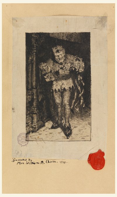 Keying Up: The Court Jester by William Merritt Chase
