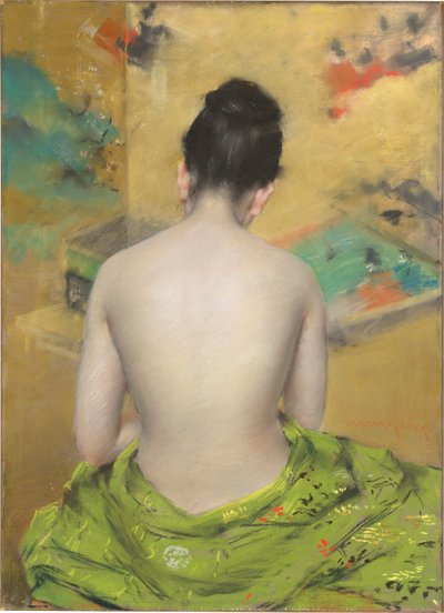 Study of Flesh Colour and Gold by William Merritt Chase