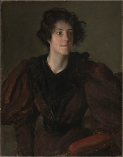 Study of a Young Woman by William Merritt Chase