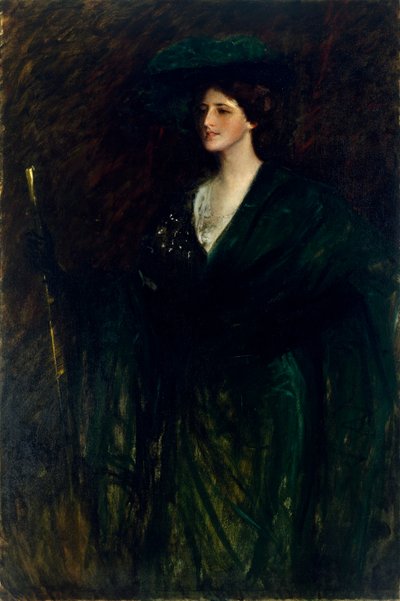 The Emerald Lady by William Merritt Chase