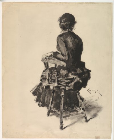 Woman Seated by William Merritt Chase