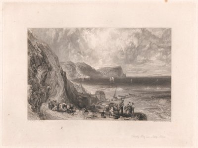 Clovelly Bay and Lundy Island by William Miller