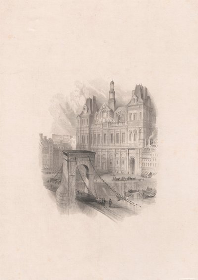 Hotel de Ville, Paris by William Miller