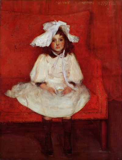 The Red Sofa by William Mouat Loudan