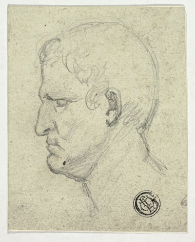 Head of Roman Emperor by William Mulready