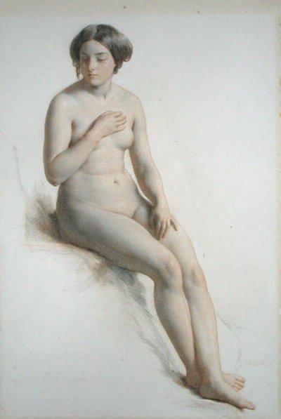 Nude Study of a Girl by William Mulready